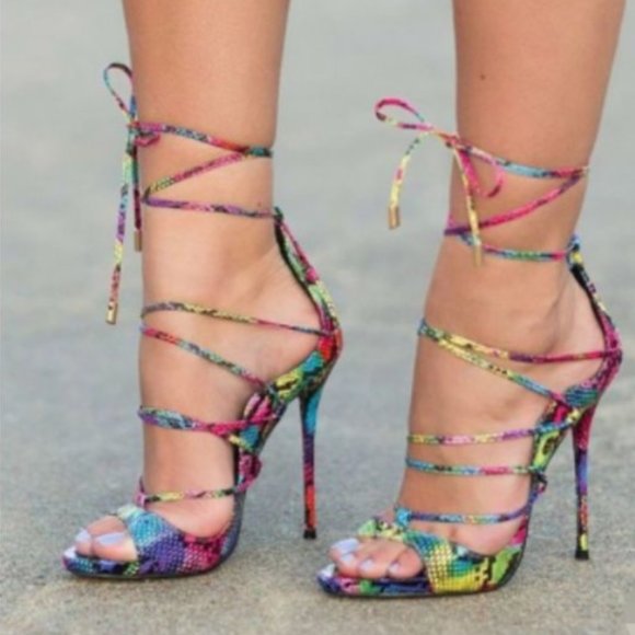 FSJ | Shoes | Fsj Multicolor Lace Up 